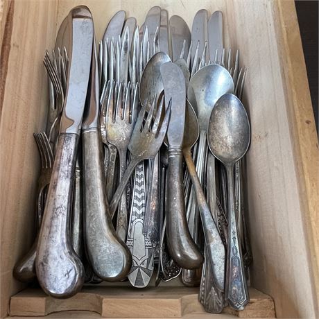 Vintage *Mainly* Silver Plated Flatware